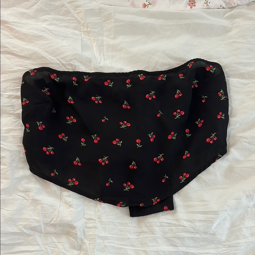 Cherry Print Top